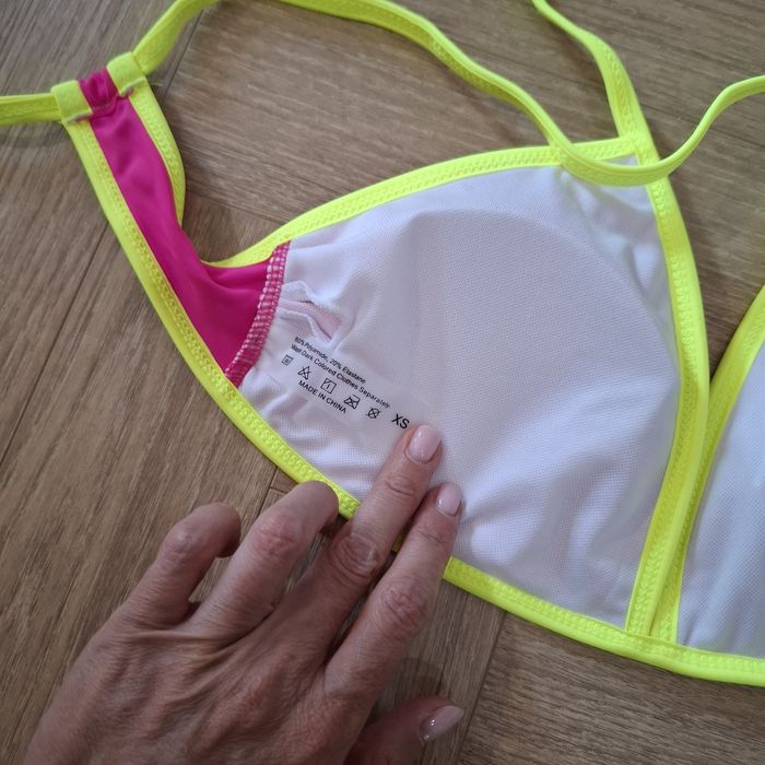Bikini XS neonowe kostium kąpielowy