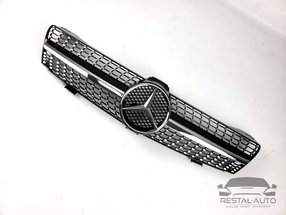 Решетка радиатора Mercedes CLS C219 2004-2008 Diamond Black