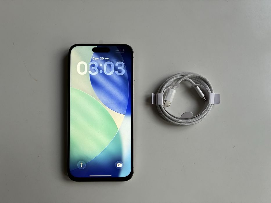 Iphone 15 Pro Max 512GB 100% Kondycji Natural Titianium