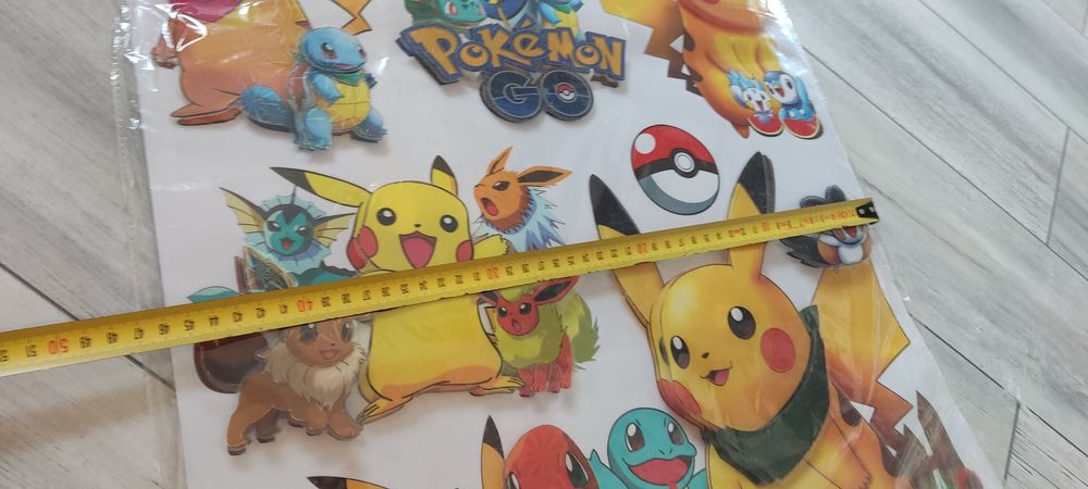 Naklejki ścienne 3d Pokemon nowe