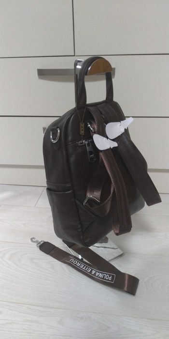 Кожаный рюкзак Polina & Eiterou