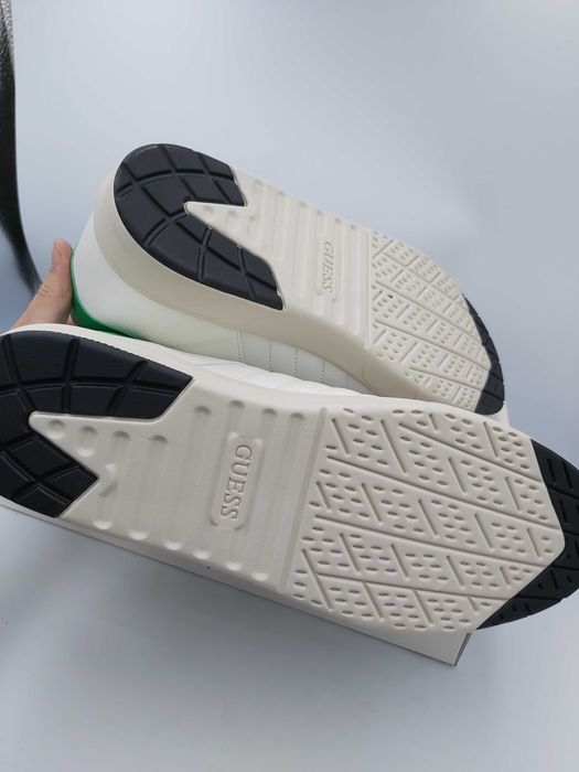 NOWE sneakersy GUESS rozmiar 46 białe zielone trampki