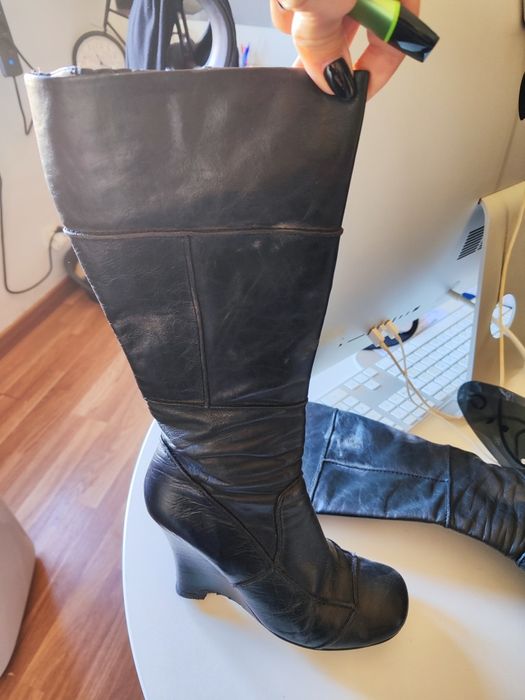 Vendo botas da Aldo em pele