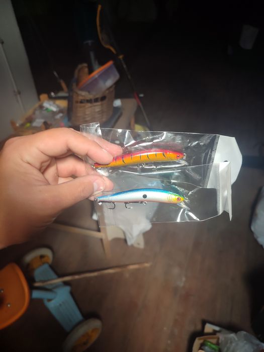 Amostras artificiais para pesca!