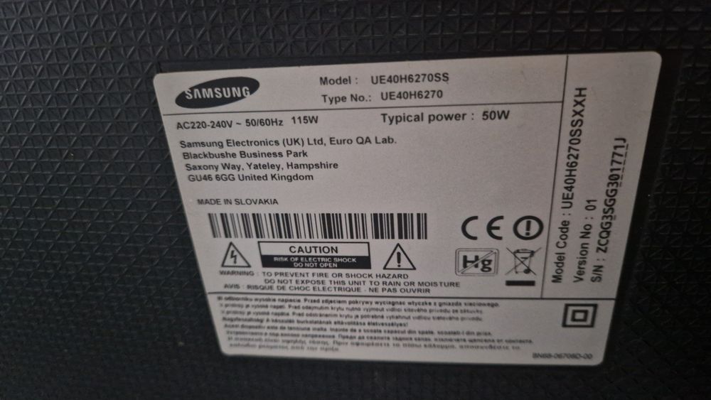 Смарт лед телевізор Самсунг 40 дюймів відмінний стан