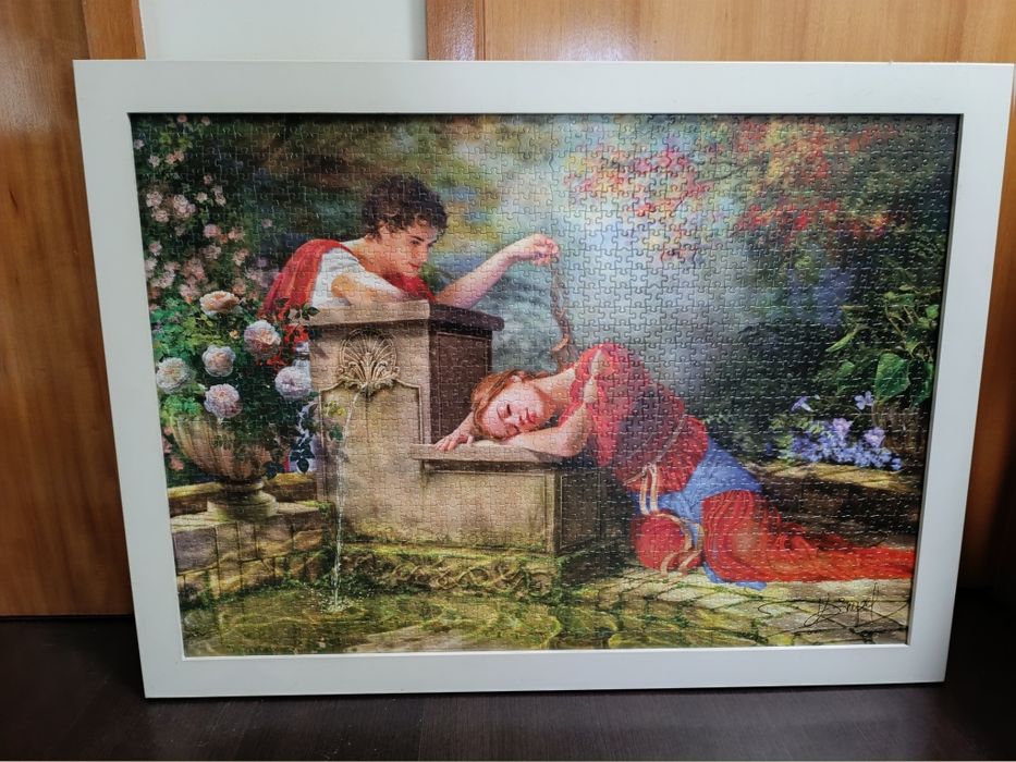 Vendo puzzles em moldura um de 3000 peças e outro de 1500