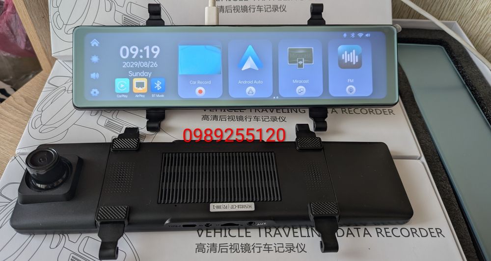 12* 4K зеркало відеореєстратор android зеркало видеорегистратор WiFi