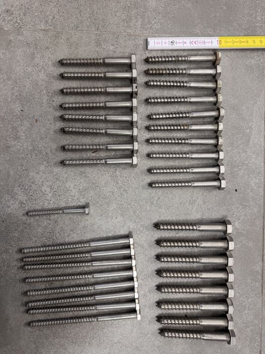 Wkrety do drzewa nierdzewne A2