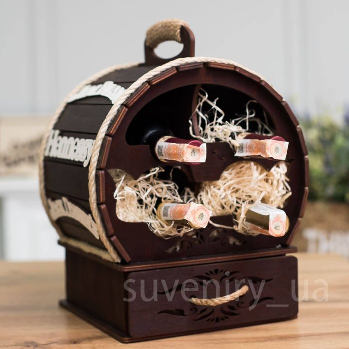 Міні-бар діжка/ сувенір подарунок для чоловіка/ керівнику/шефу