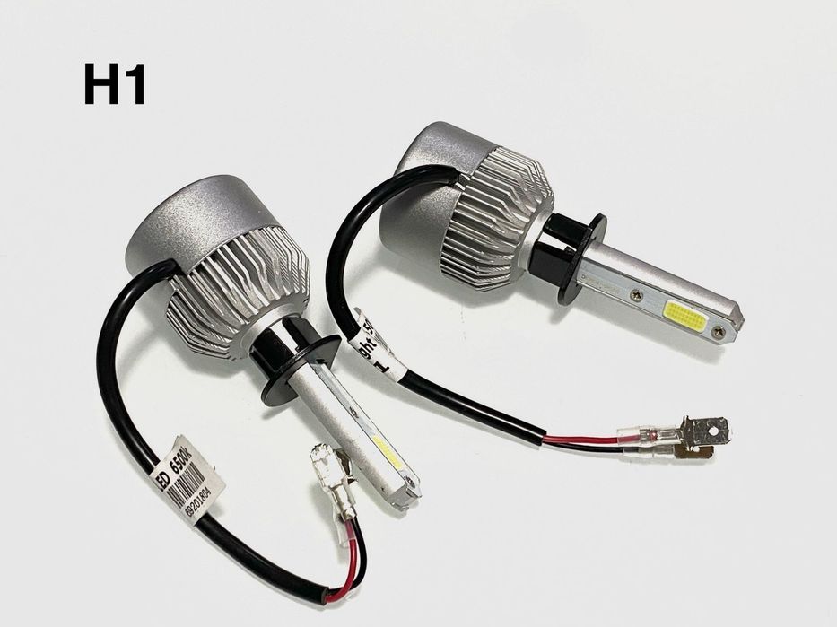 lampadas led h1 6500k 8500lm cor branca ( 2 unidades )
