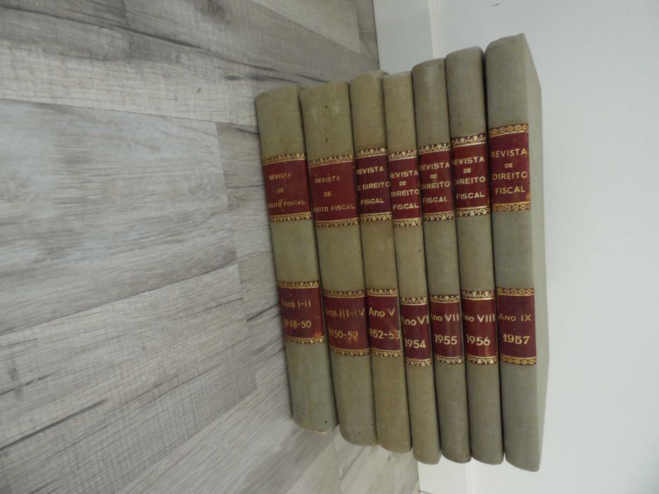 Livros Revista de Direito Fiscal '1948-'1957 - 7 Vols.