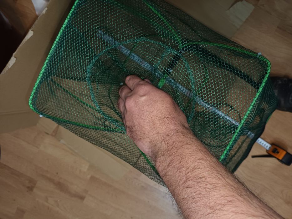 Pułapka na ryby 6 otworowa 60cm idealna na liny karasie płocie karpie