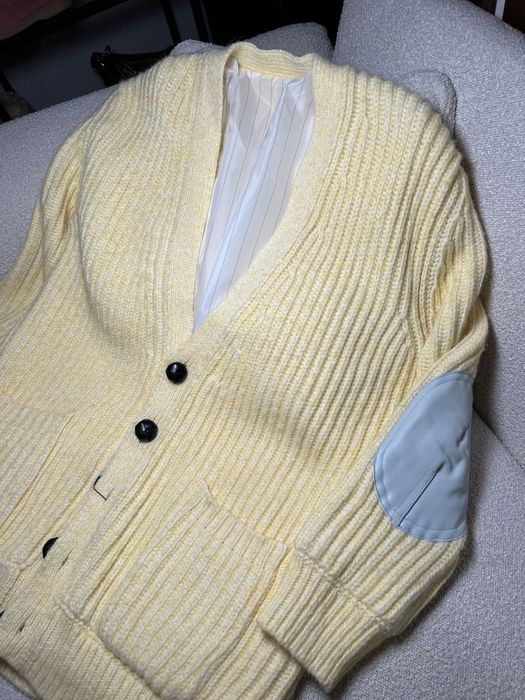 Теплий, вʼязаний кардиган Bottega Venetta! Знижки до 90%