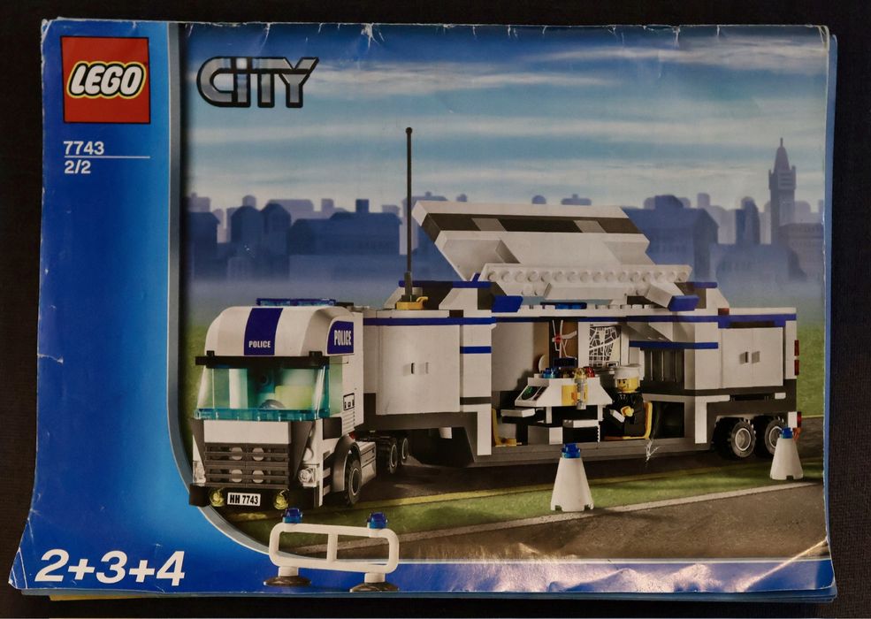 Lego City 7743 Tir policyjny.