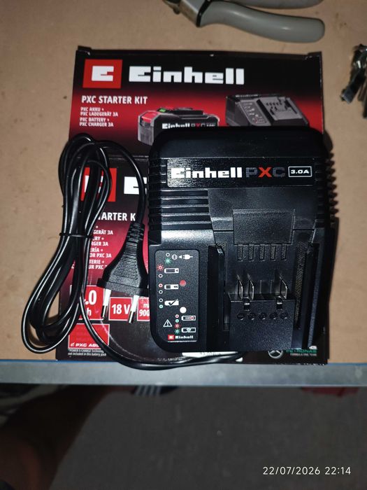 Carregador de baterias Einhell PXC