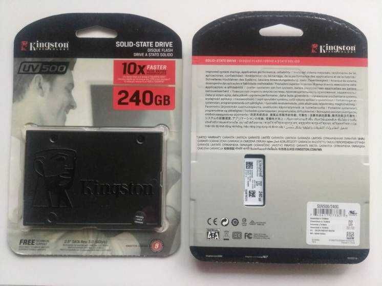 Kingston новий SSD SUV500\240G