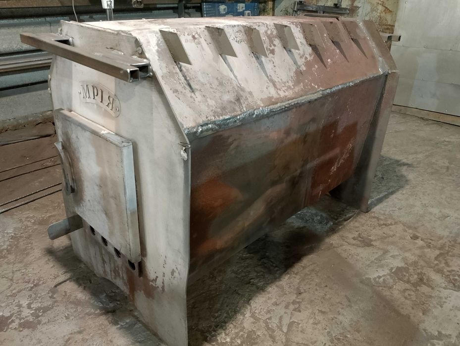 Печь Мрия буржуйка, печка длительного горения отопление до 200 м³