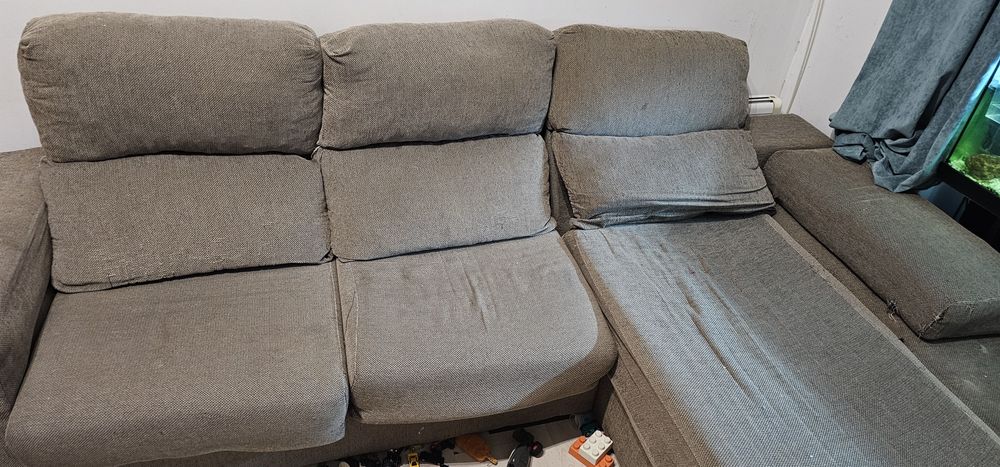 Sofá com chese long