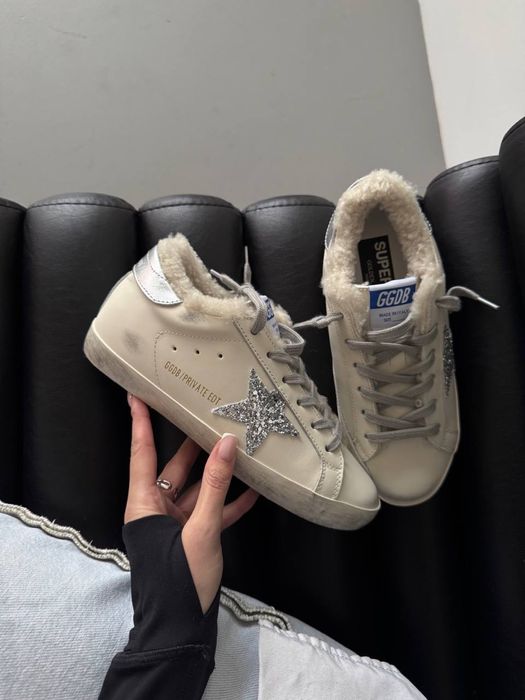 36-41 р кросівки GOLDEN GOOSE superstar fur