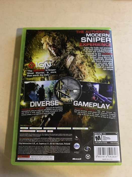 Sniper ghost warrior 2 xbox 360