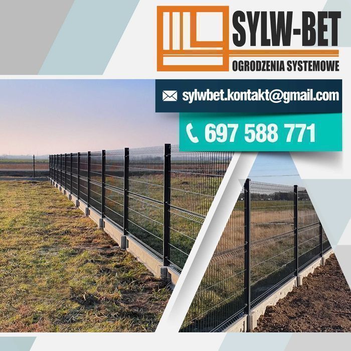 Promocja!!!  Płot Ogrodzenie Panelowe ogrodzenia Parkan MONTAŻ