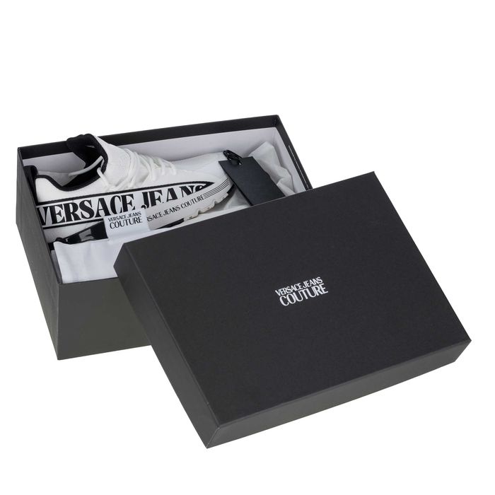 VERSACE JEANS COUTURE efektowne męskie sneakersy FONDO DYNAMIC white