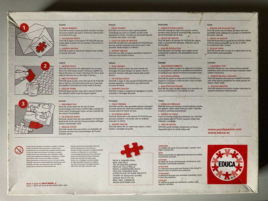 Puzzle de 1000 Peças Anne Geddes [completo]