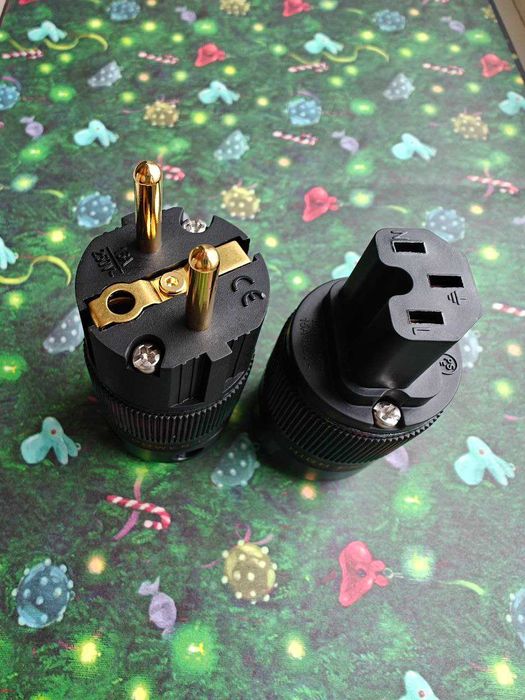 Разъёмы питания вилка ложка JP Krell Monosaudio Audiocrast 2-3pin С7