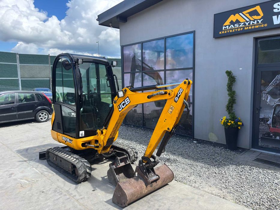 Minikoparka JCB 8018 z 2016r.waga 1822 kg,JCB 19C-1.JCB48Z-1.