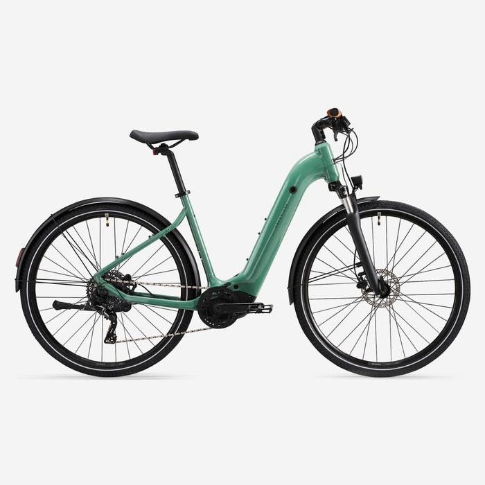 Bicicleta Elétrica de Trekking com Motor Central e Quadro Baixo