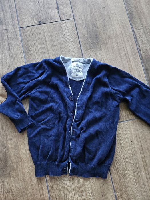 Sweterek swetr chlopiecy dziecięcy zapinany 104 zara dla dziecka