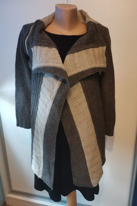 Bianca Made in Italy rozm M kardigan damski, sweter z wełną, zima