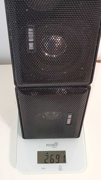 Głośniki Monitory Satelity Komputerowe 3 Drożne Audio One Tiny Macho