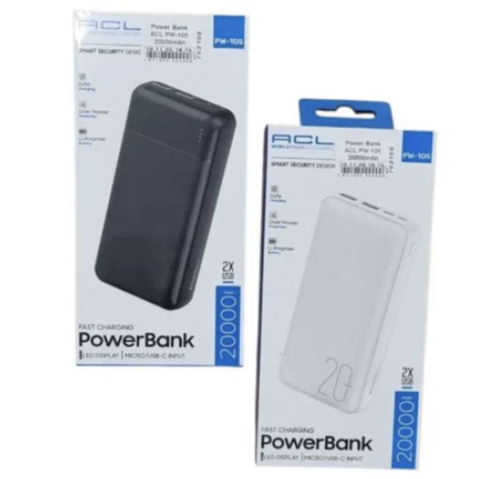 ‼️Розпродаж Павербанк / Повербанк / PowerBank ACL PW-105 20000mAh