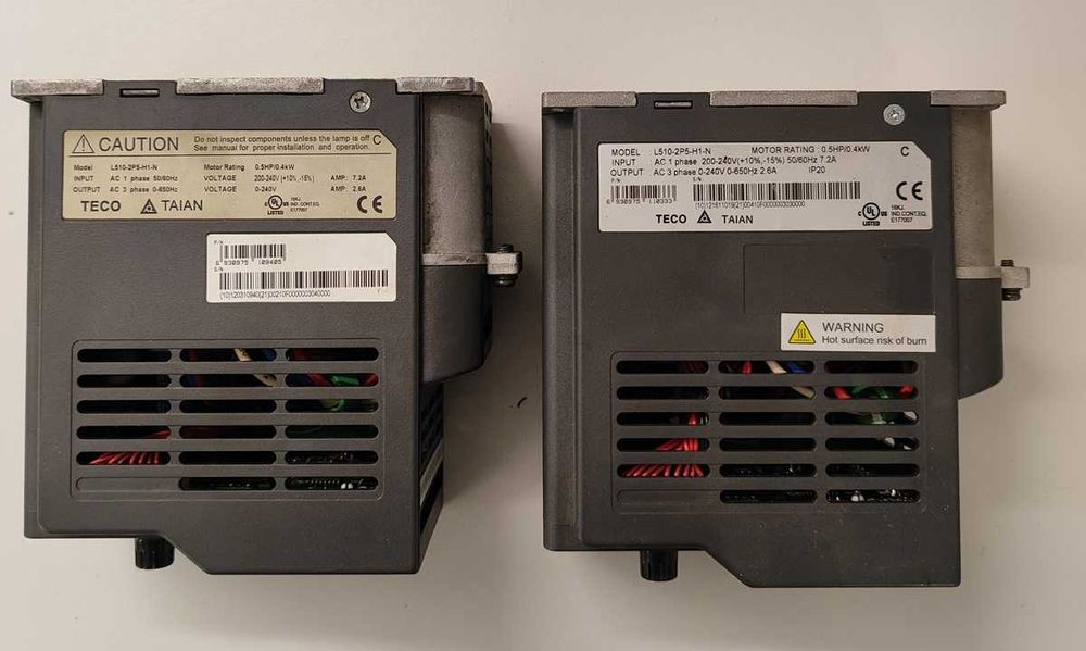 Falownik TECO L510-2P5-H1-N 2 sztuki