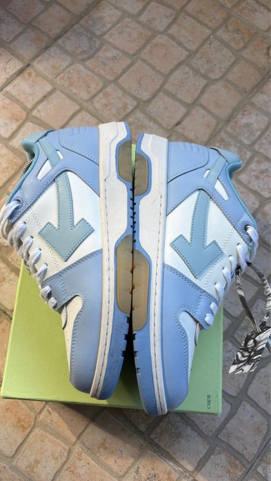 Off-White Out of Office Azul e Branco Size 43