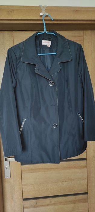 Płaszczyk granatowy 46/48 elegancki