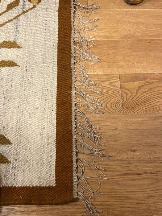Wzorzysty prostokątny kilim