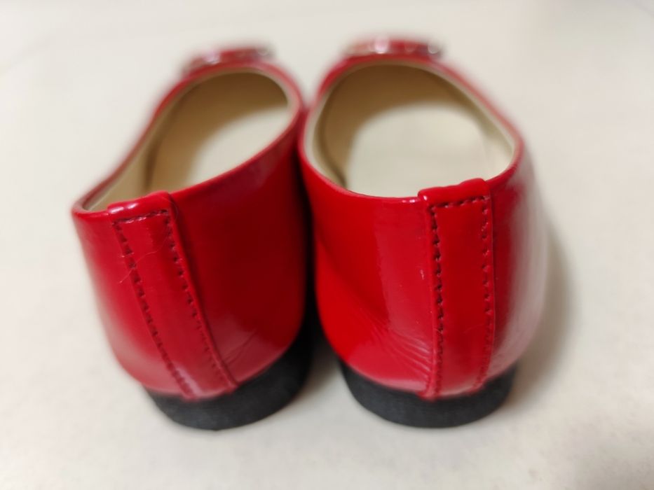 Sapatos vermelhos para Menina - Sreeleathers (Novos - Tam. 27)