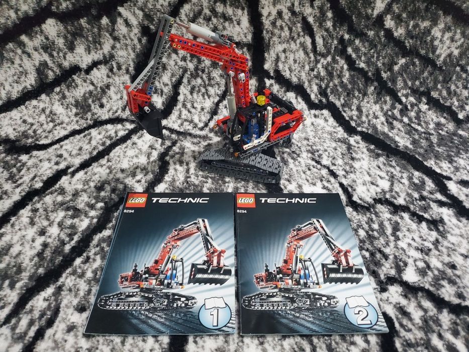 Lego Technic 8294 Koparka  Gąsienicowa Czewona