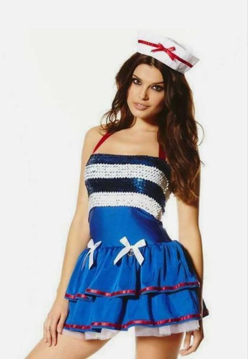 Сукня-костюм з капелюшком  морячки Ann Summers пайєтки на ліфі 42-48 12-14 38-40