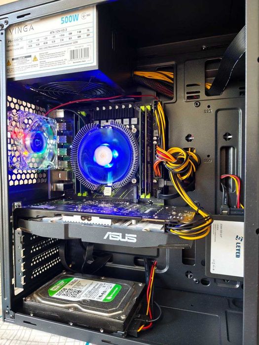Ігровий ПК 10 ядер: Xeon 2650v3/16gb/RX 580 4gb/SSD 120gb+HDD 500gb