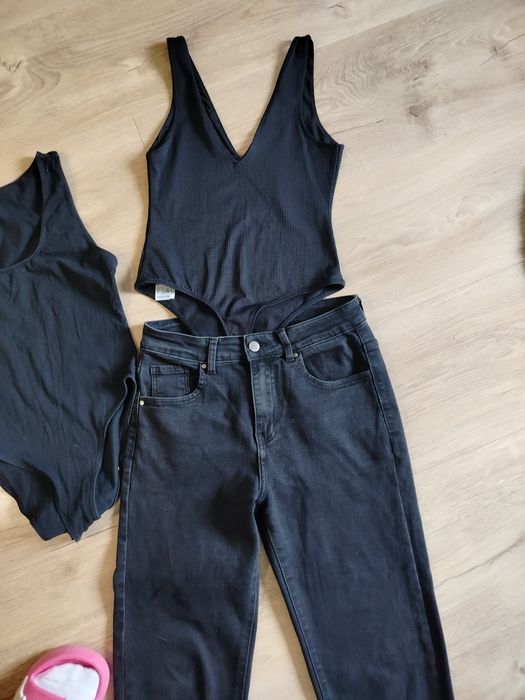 Zestaw body i jeansy