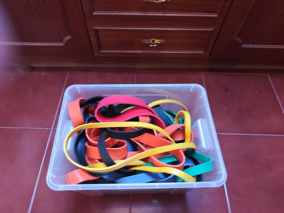 Kit completo de elasticos fitness (de 1kg a 100kg)