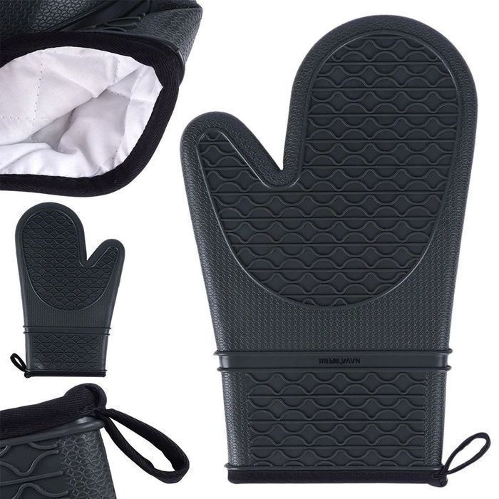 Rękawica Silikonowa Kuchenna Ochronna Gruba Mocna