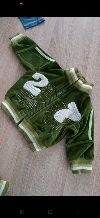 Dres welurowy 3-6 miesięcy