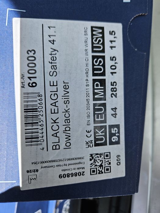HAIX Black Eagle Safety 41.1 low/