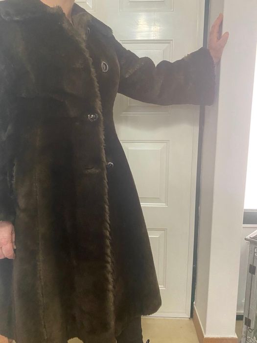 Casaco comprido vison
