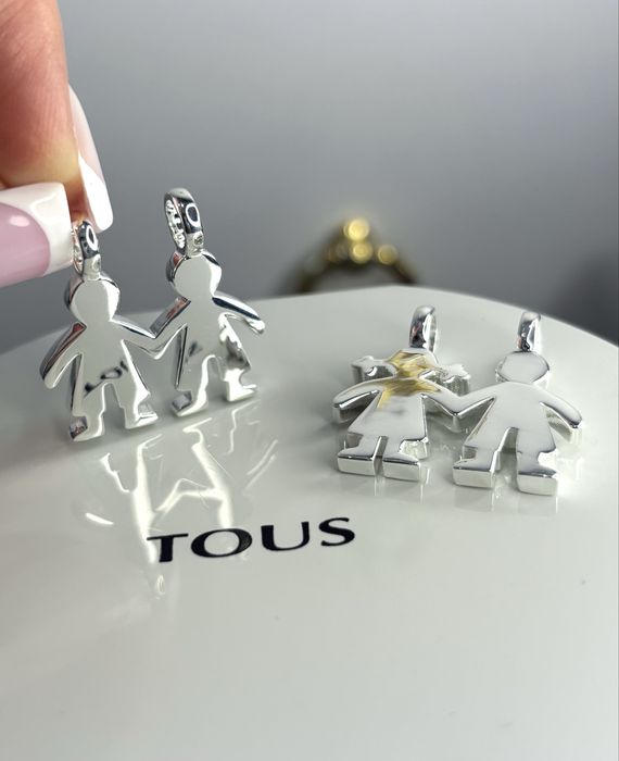 TOUS wisiorek Sweet Dolls chłopiec dziewczynka srebro 925