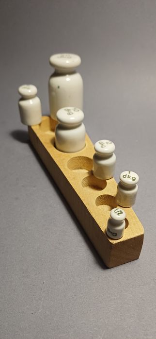 Odważniki ceramiczne prl
